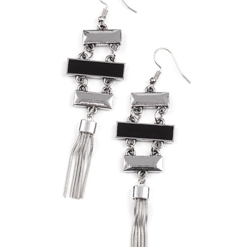 Paparazzi Mind, Body, and Seoul Black Earrings